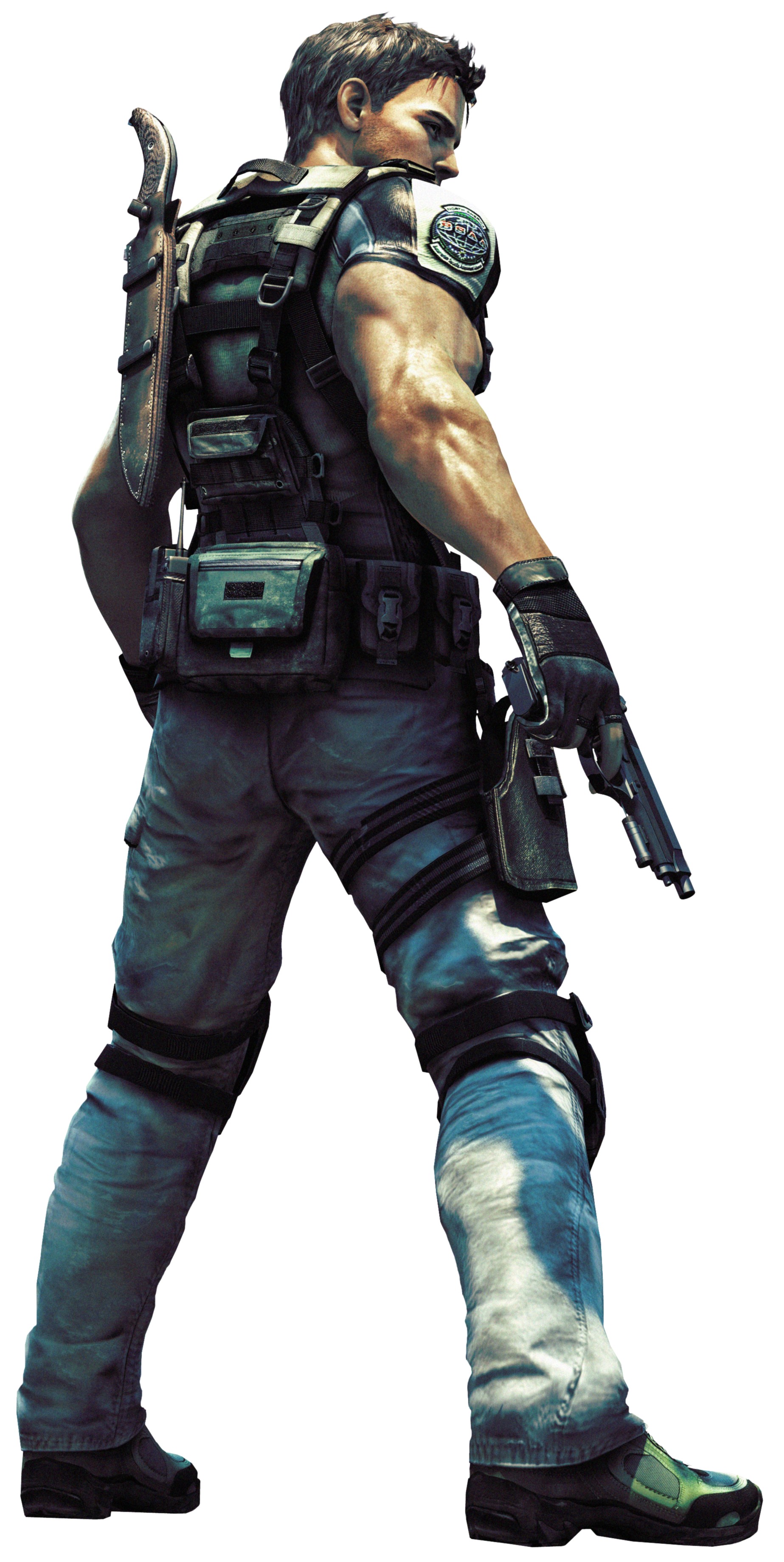 chris redfield translucent background